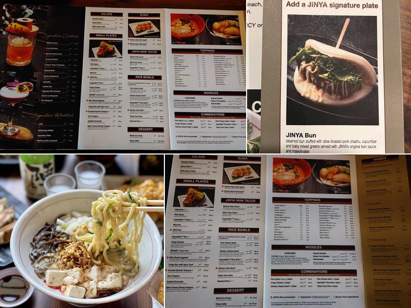 JINYA Ramen Bar - Fishers Menu