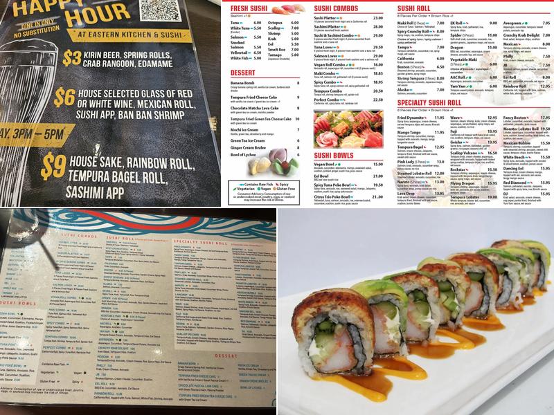 Eastern Kitchen & Sushi Menu