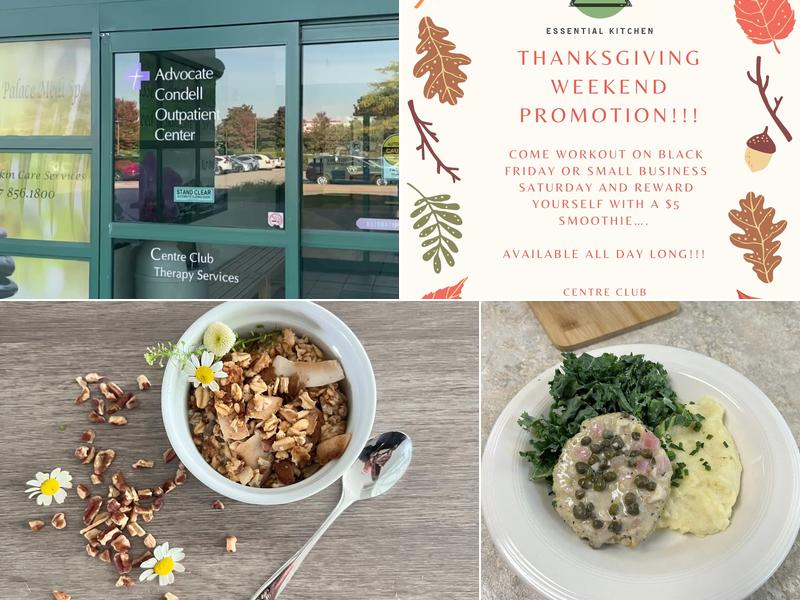 Essential Kitchen & Essential Kitchen Cafe Inside Centre Club!!!, 1405 Hunt Club Rd, Gurnee