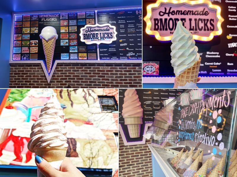 Bmore Licks Menu