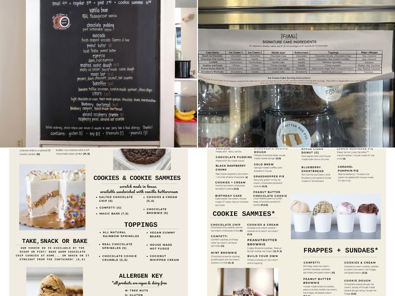 FoMu Menu