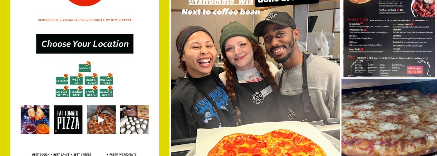 Fat Tomato Pizza Menu