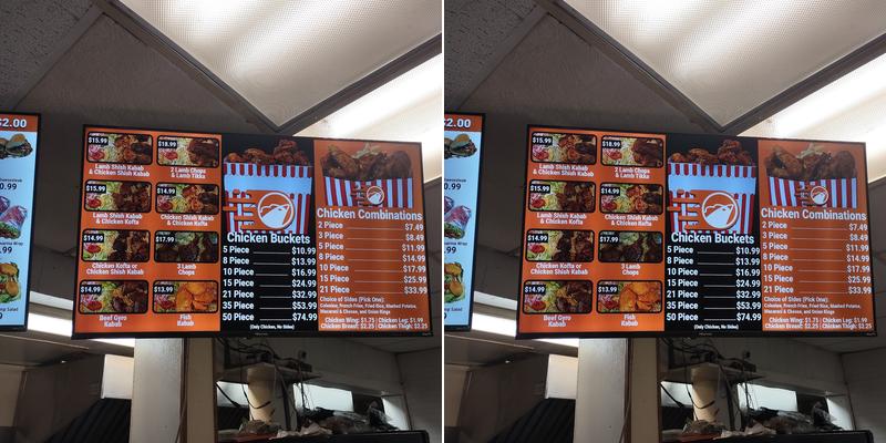 Fast Wicked Chicken Menu