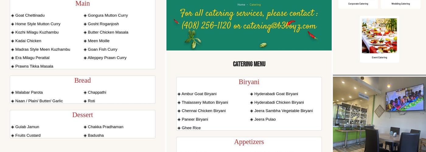 Salads & Fusion by B3-BOYZ Menu