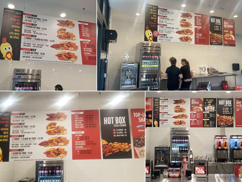 Dave's Hot Chicken Menu