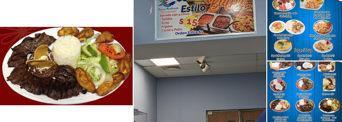Rincon Hondureno Restaurant Menu
