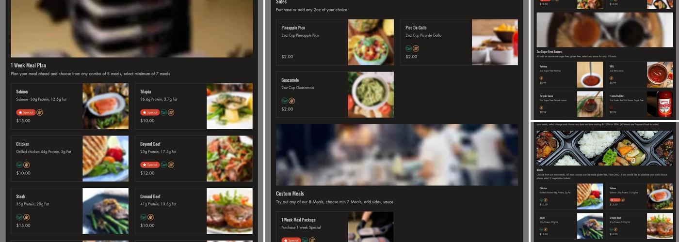 Long Island Fit Meals Menu