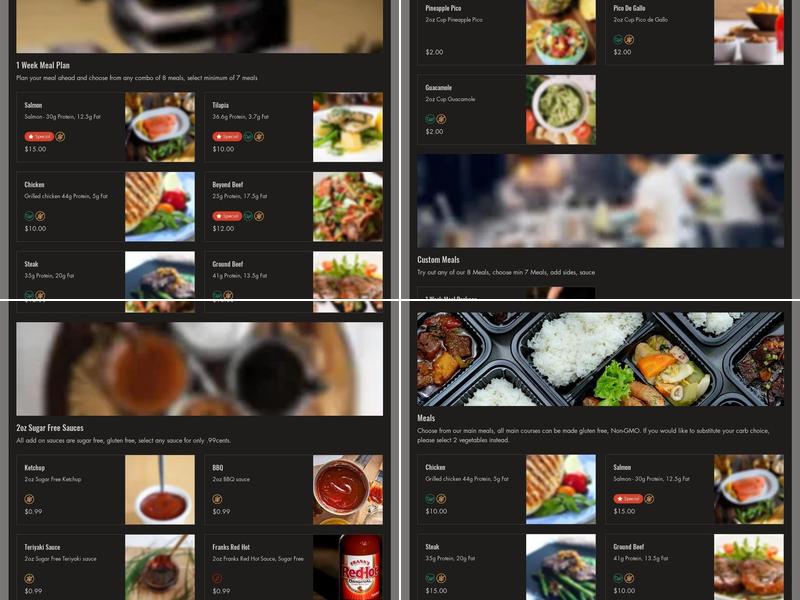 Long Island Fit Meals Menu