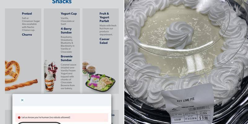 Sam's Club Cafe Menu