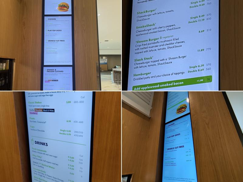 Shake Shack Menu