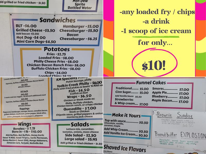 Cheri’s Sweets & Eats Menu
