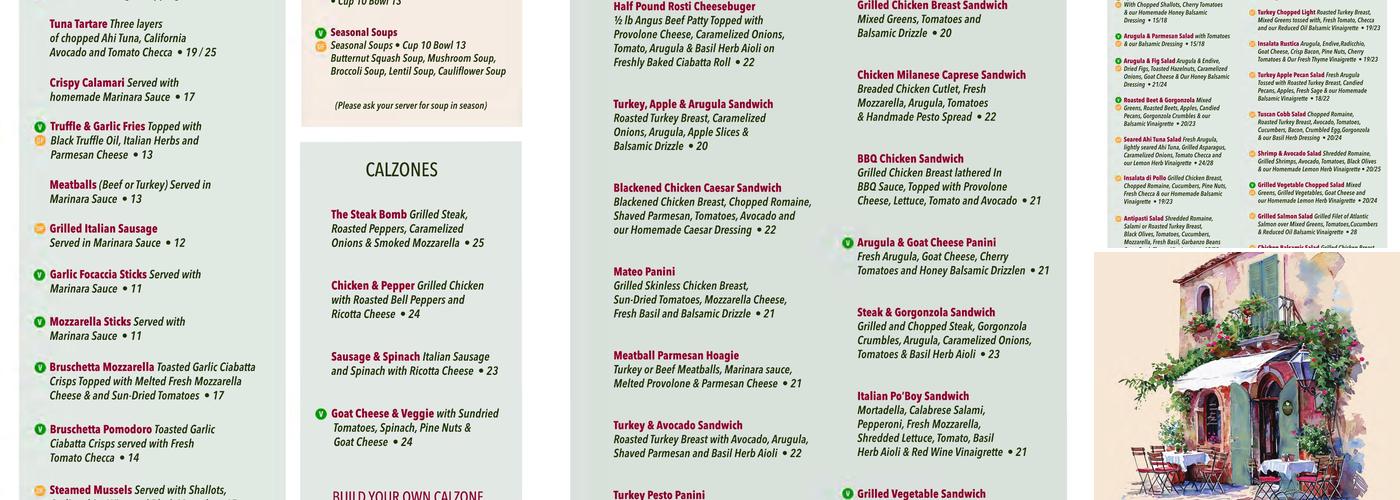 Rosti Tuscan Kitchen - Brentwood Menu