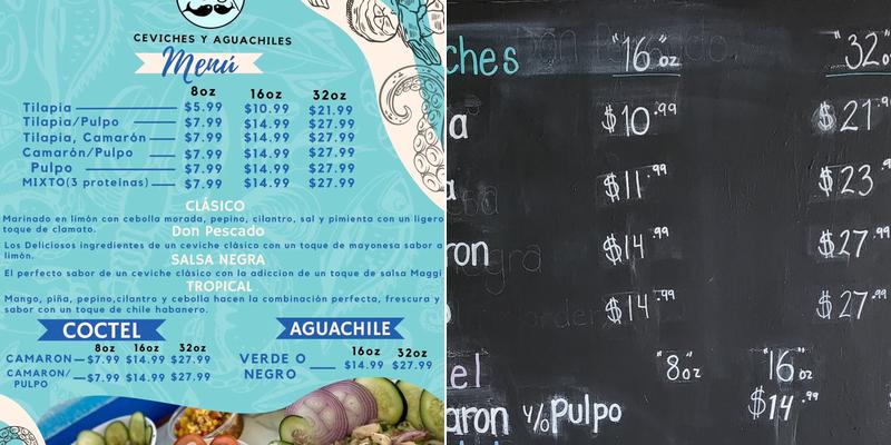 Don Pescado Menu