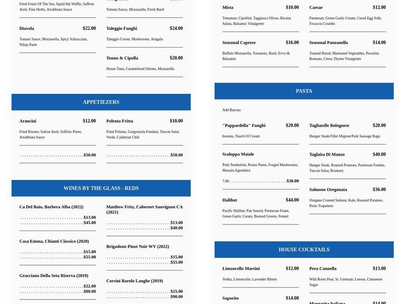 Cafe Med Eugene Menu