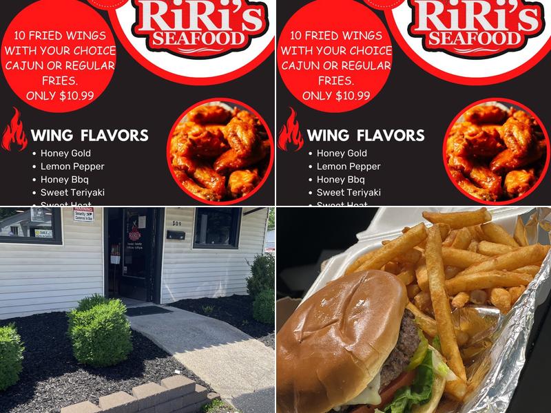 RiRi’s Seafood Menu