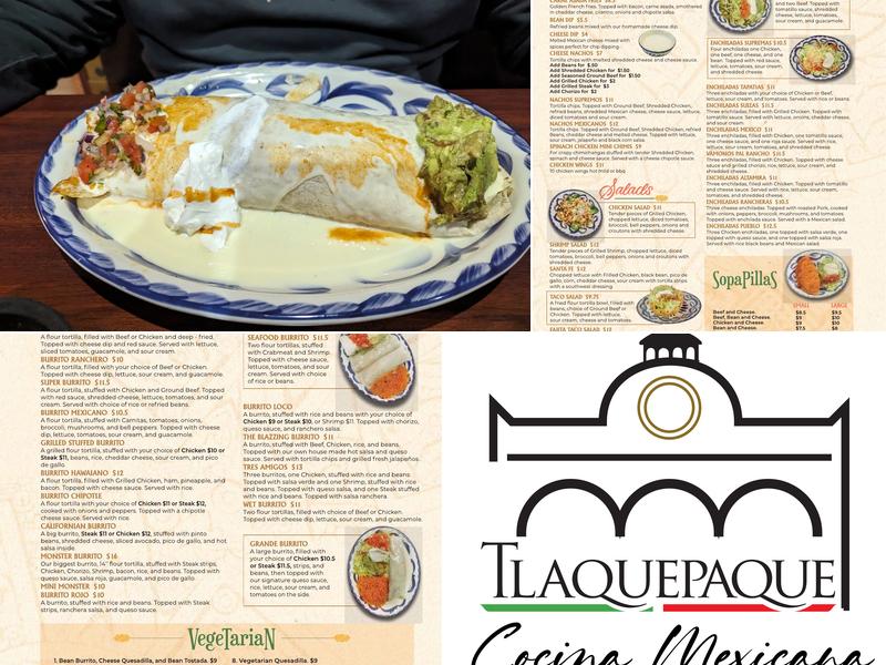 Tlaquepaque Pataskala Menu