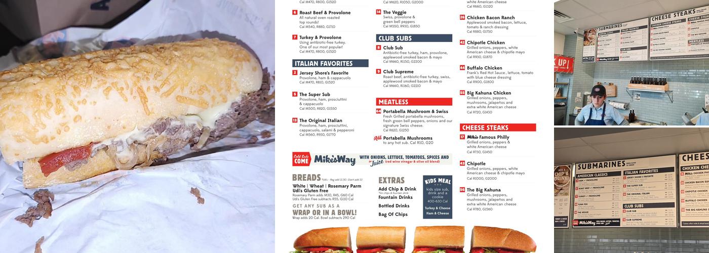 Jersey Mike's Subs Menu