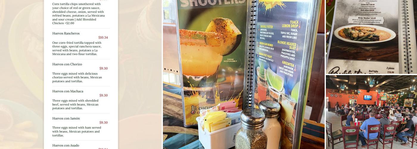 Tkilaz Mexican Restaurant N Loop Menu