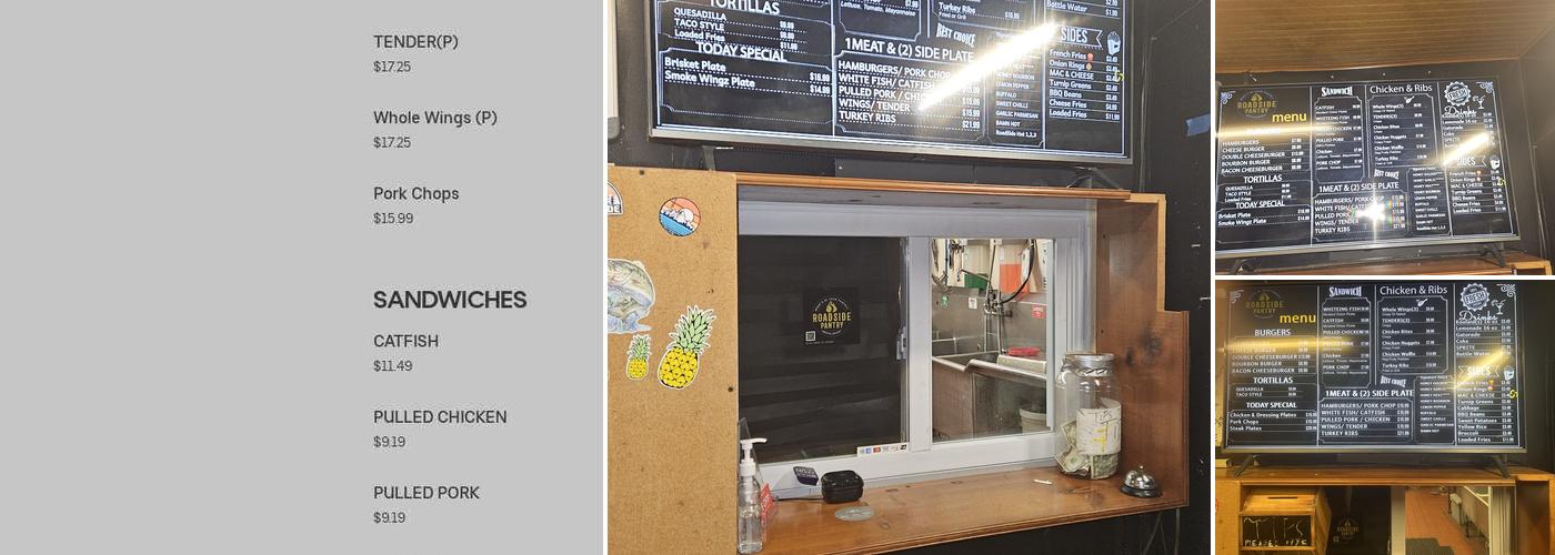 Roadside Pantry Menu