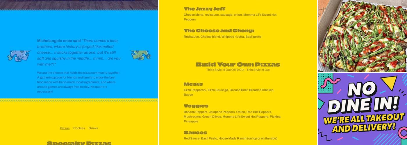Pizza Nerds Menu