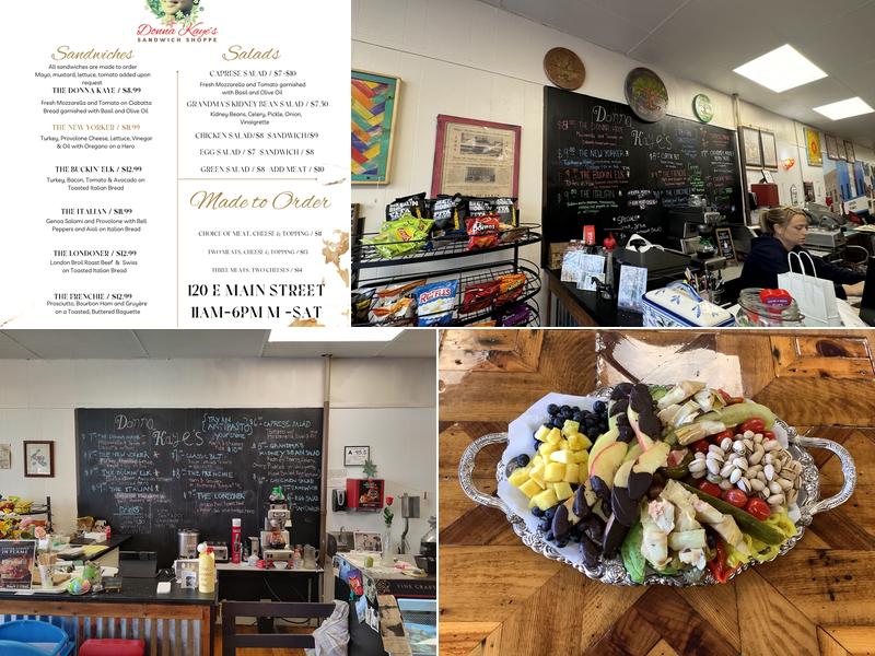 Donna Kaye's Sandwich Shoppe Menu