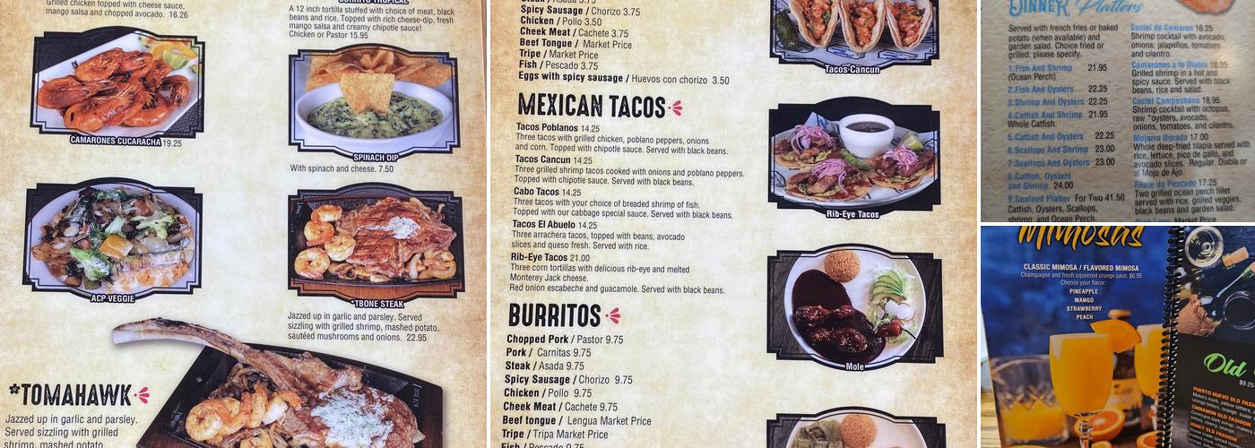 Puerto Nuevo Freshmex And Seafood Menu