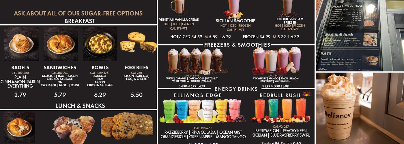Ellianos Coffee Co Menu