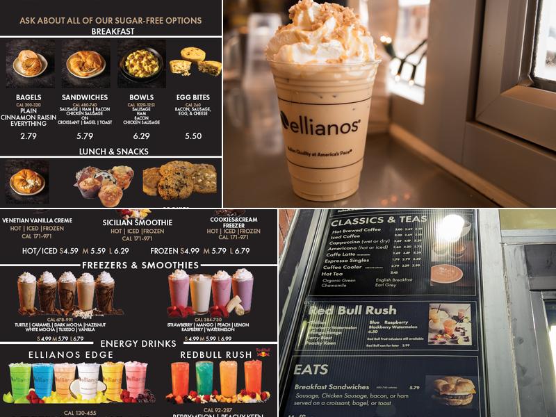 Ellianos Coffee Co Menu