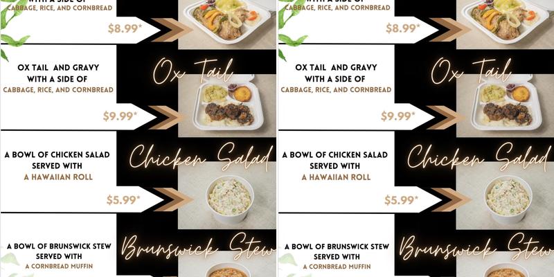 First Essential Group Cafe Menu