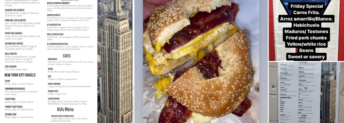 Q’s Corner Café Menu