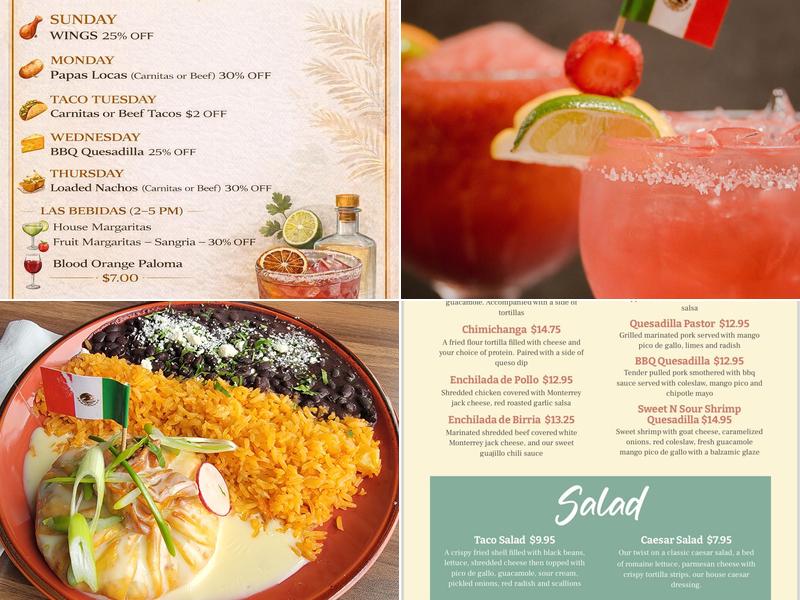 Fuego Menu