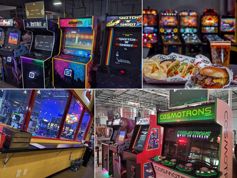 Dangerzone Arcade Inside Uncle Bear's Brewery Taproom & Yard, 614 E Germann Rd, Gilbert