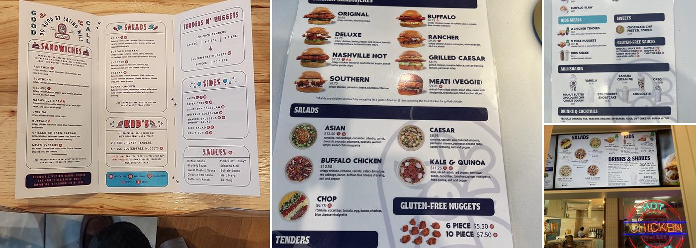 Birdcall Menu
