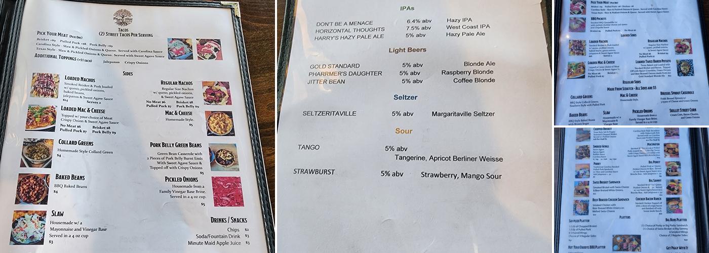 Pharr Mill Brewing & BBQ - Concord Menu
