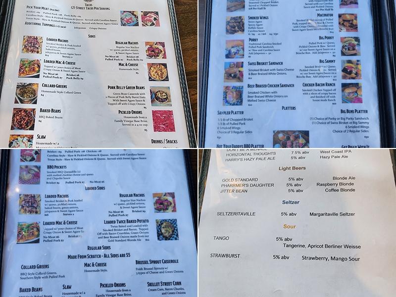 Pharr Mill Brewing & BBQ - Concord Menu