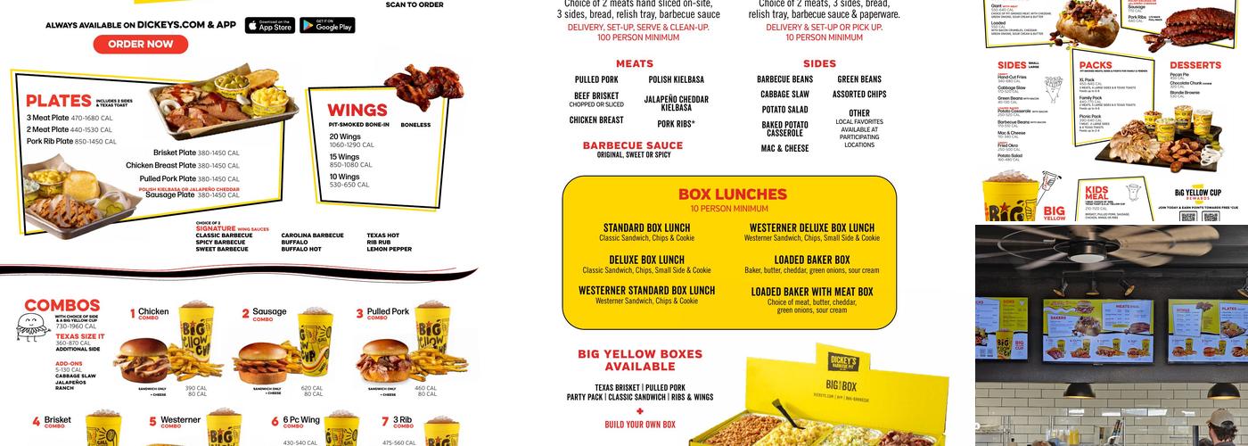 Dickey's Barbecue Pit Menu
