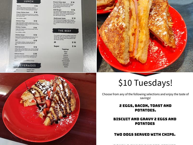 Randy's Pit Stop Diner Menu