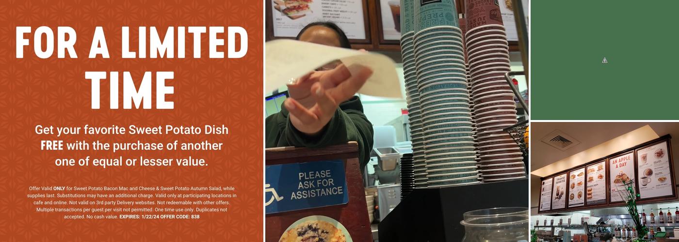 Corner Bakery Menu