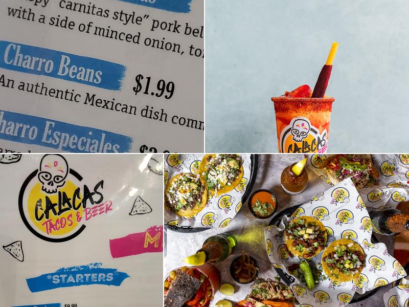 Calacas Tacos & Beer - Pharr Menu