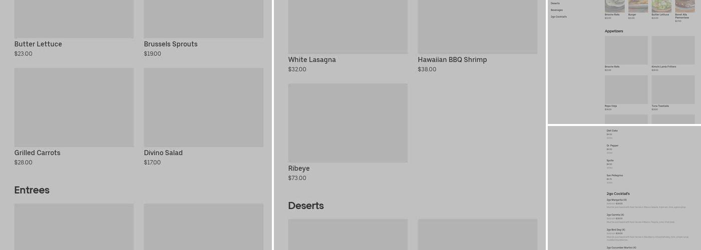 Starbucks Menu