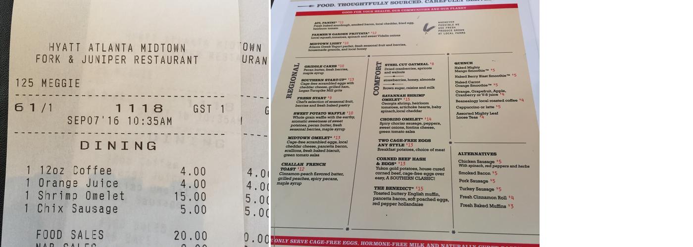 Fork & Juniper Restaurant Menu