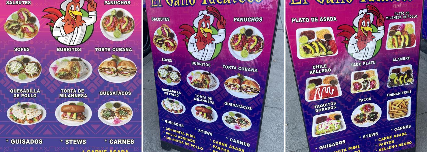 El Salbut Cocina Menu