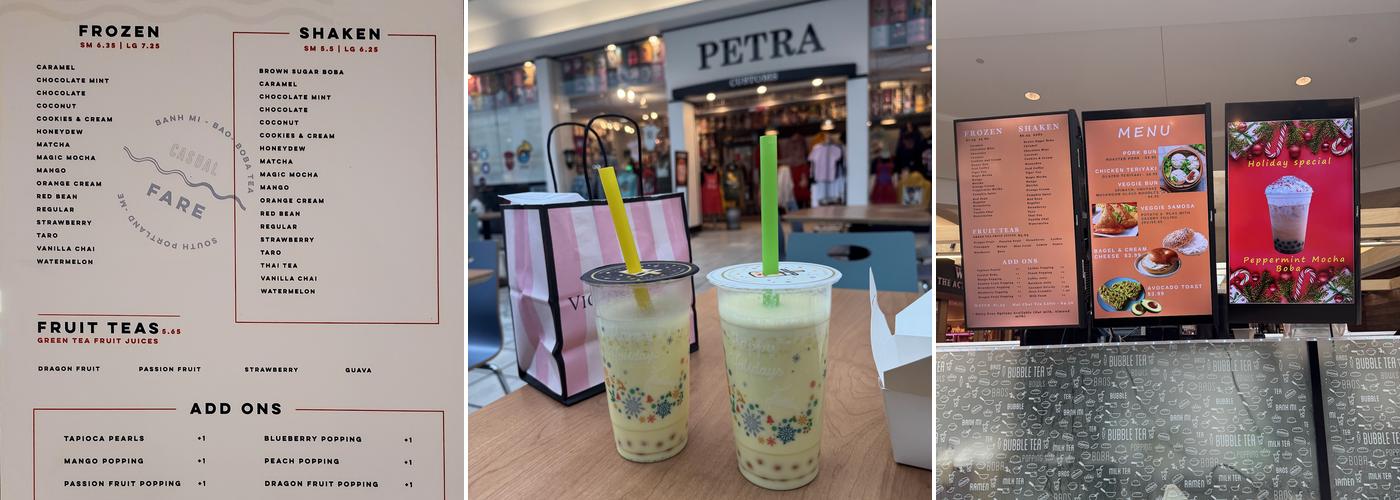 Boba Menu