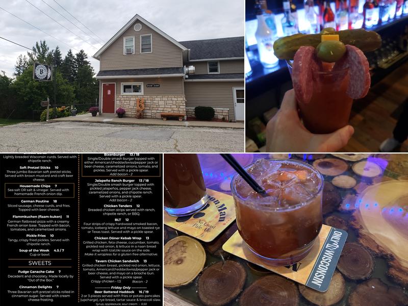 Bixenberg Tavern Menu