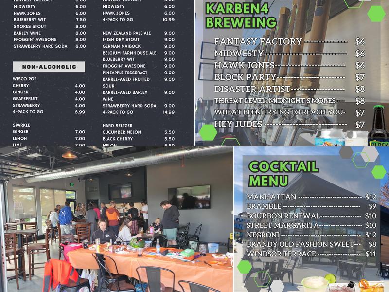 Public House 55 Taproom and Beer Garden Menu