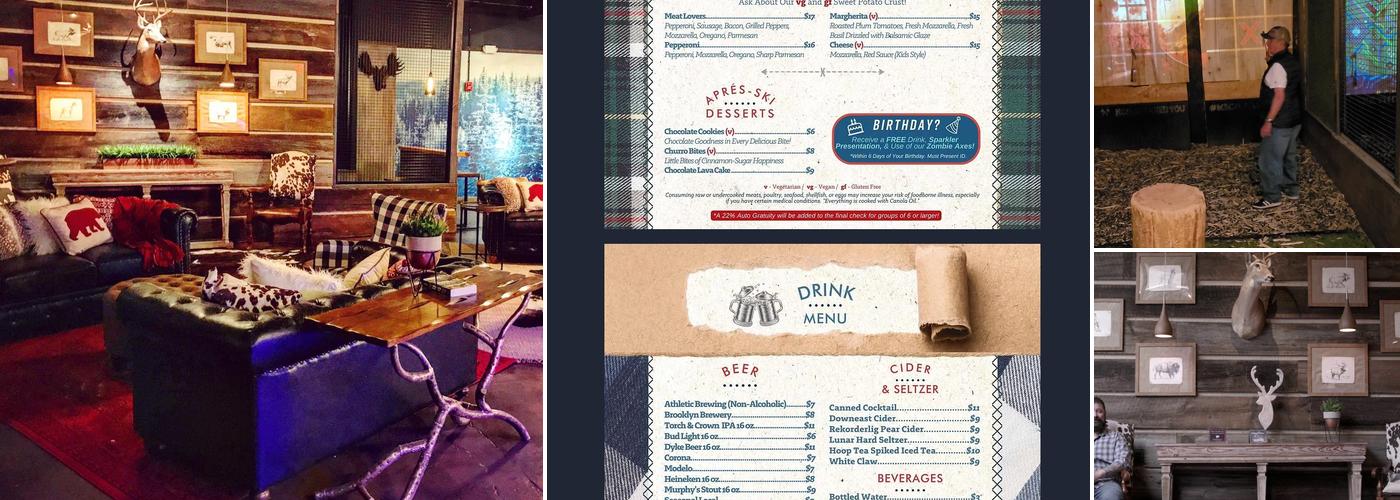 Kick Axe Throwing BROOKLYN Menu