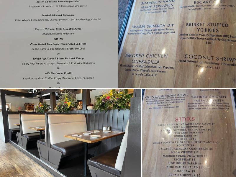 Vivian's Country Cookin' Menu