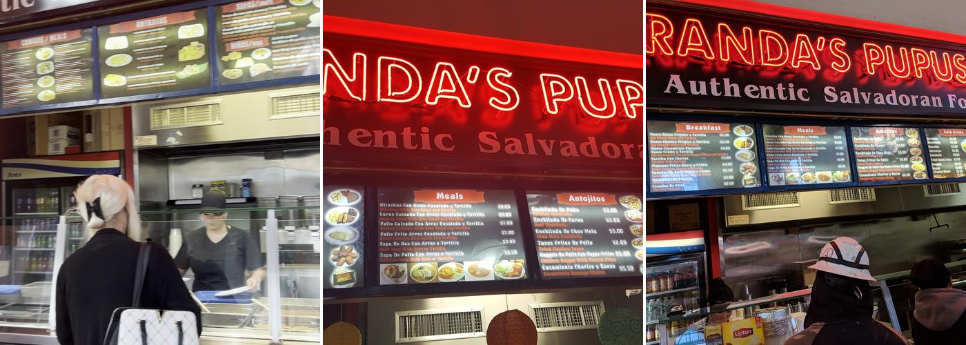 Miranda's Pupuseria Menu