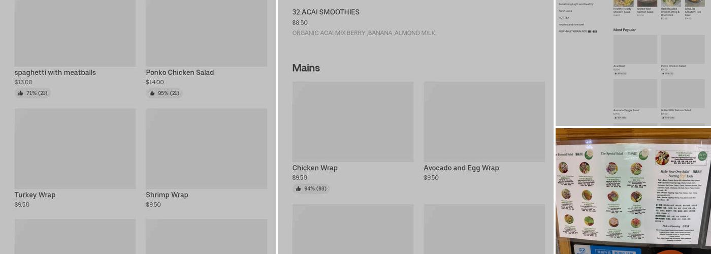Leaf Garden Menu