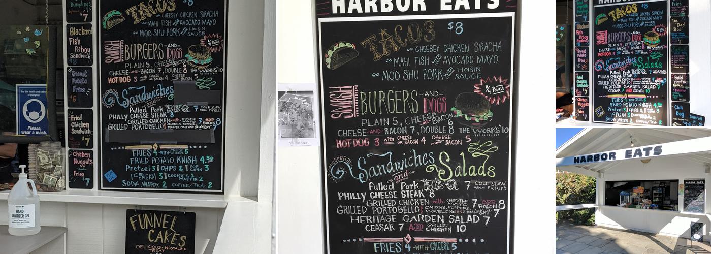 Harbor Eats Menu